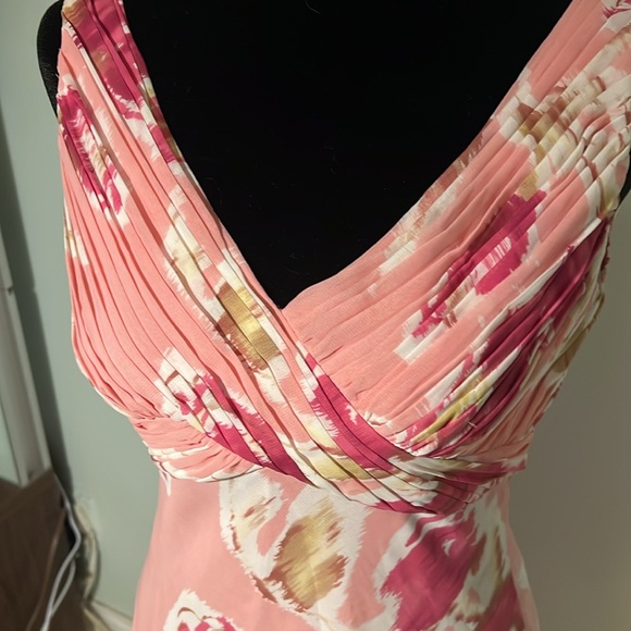 Adrianna Papell Sleeveless Dress with Empire  Silhouette - Picture 2 of 12